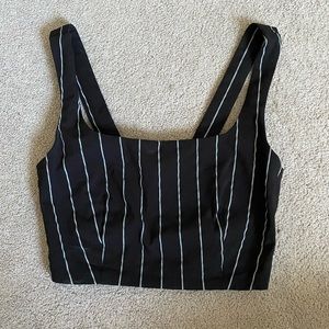 Pinstripe Crop top!